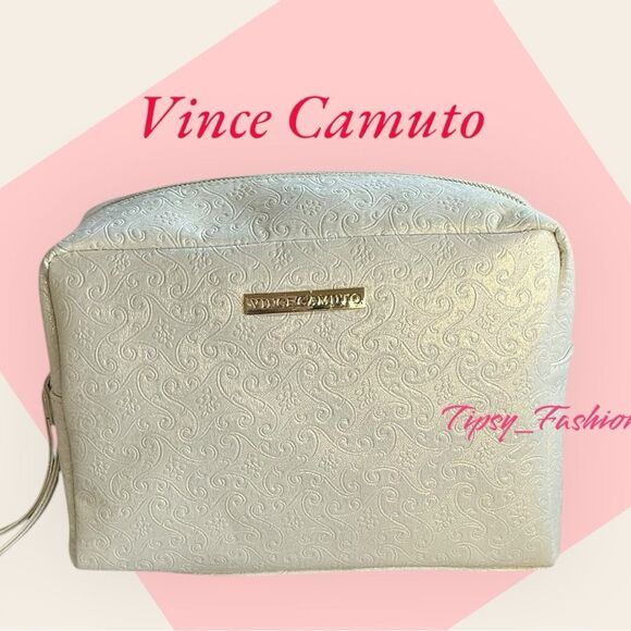 Vince Camuto Large Cosmetic Makeup Toiletries Bag - Picture 1 of 10